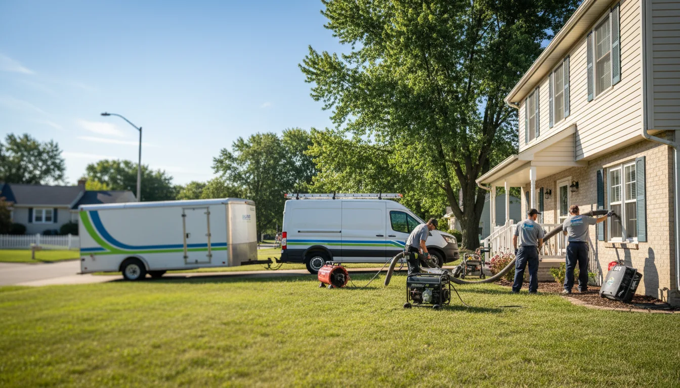 Flooded Basement Restoration And Cleanup With Repair in Plover, IA near me